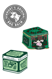 Bag Balm Stickers