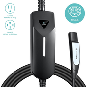 Lectron Portable Level 1 & 2 Tesla NACS  EV Charger | 110V & 240V | 12 & 40 Amp | NEMA 5-15 & 14-50