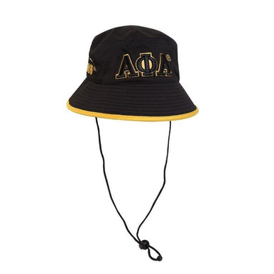 Alpha Phi Alpha Raised Letter Embroidered Bucket Hat
