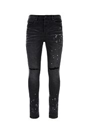 Black stretch denim jeans 