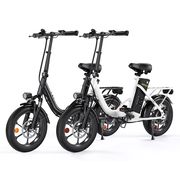 iSinwheel U4 Foldable Step-thru Electric Bike 500w 55Miles Range