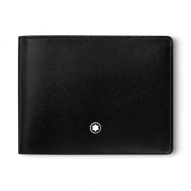 Montblanc Meisterstück Wallet 6 Credit Card in Black Leather