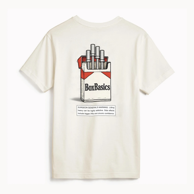 Box Basics Barbell Reds Tee