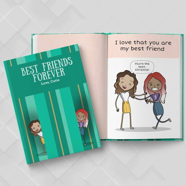 Personalized Best Friend Love Book