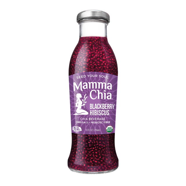 Blackberry Hibiscus Organic Chia Beverage