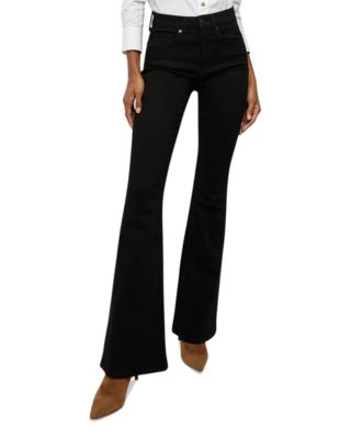 Beverly High Rise Skinny Flare Jeans in Onyx
