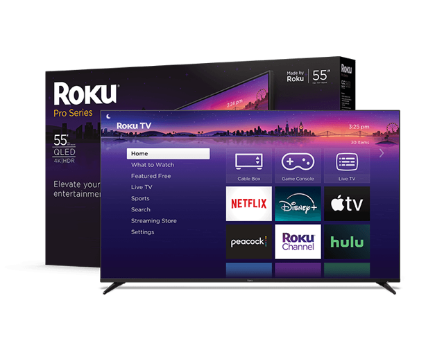 Roku Pro Series 4K TV 55"