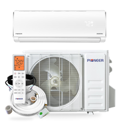 Pioneer® Diamante Pro™ 12,000 BTU 20.5 SEER2 115V High-Wall Ductless Mini-Split Air Conditioner Inverter Heat Pump with 16 Ft. Kit
