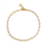 Large Sophisticate Diamond Line Bracelet