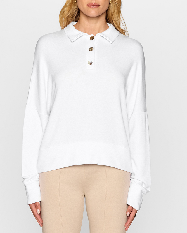 The Long Sleeve Oversized Polo