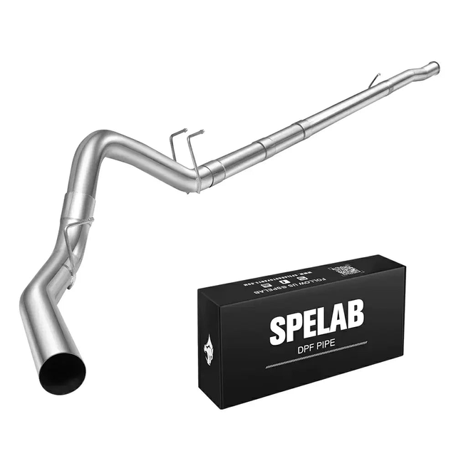 4"/5" Downpipe-Back 2011-2024 Ford 6.7 Powerstroke DPF Delete Race Pipe | SPELAB