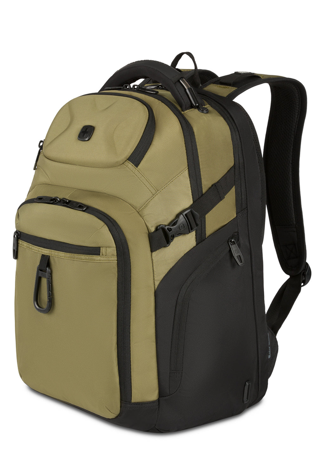 SWISSGEAR Endure Laptop Backpack in Olive Green/Black