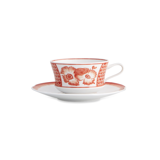 Coralina Tea Cup and Saucer