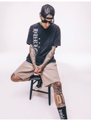 Hurley x Travis Barker Old English Short Sleeve Tee