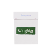 Naughty/Nice Flip - Sequin Sticker