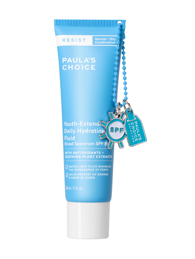 Youth-Extending Daily Hydrating Fluid SPF 50 with Charms