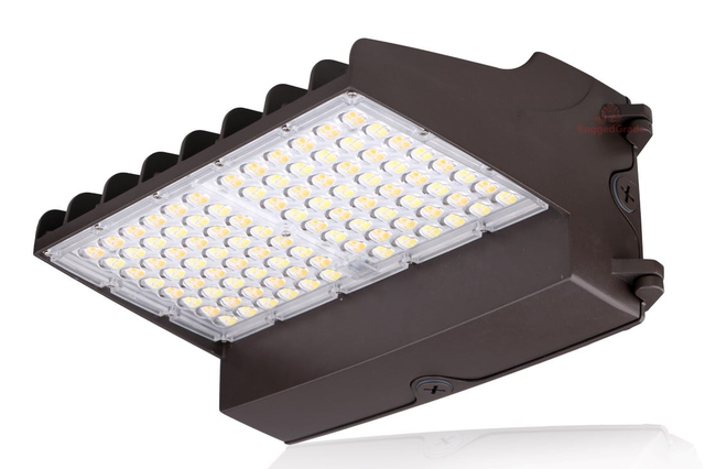 Full Tunable LED Security Down Wall Light - Norani Series - 120W - Wattage & Kelvin Select 30K/40K/50K - Dark Sky Compliant - 16,700 Lumen