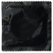 Custom Foil Condoms-Black