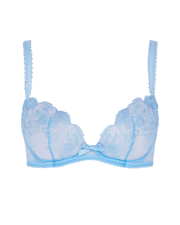 Jayce Plunge Underwired Bra in Baby Blue | By Agent Provocateur