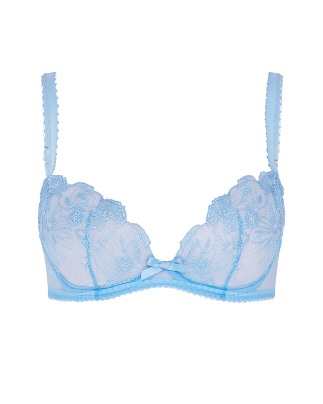 Jayce Plunge Underwired Bra in Baby Blue | By Agent Provocateur