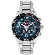Citizen Men's Eco-Drive Watch - Blue Dial Stainless Steel Bracelet | AT2121-50L