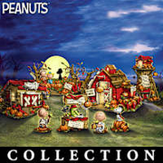 PEANUTS Lighted Halloween Village Collection With Figurines