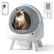 [🔥Memorial Day Offer] Orbitie Automatic Cat Litter Box for Cats,Superior Odor Control & Whisper-Quiet