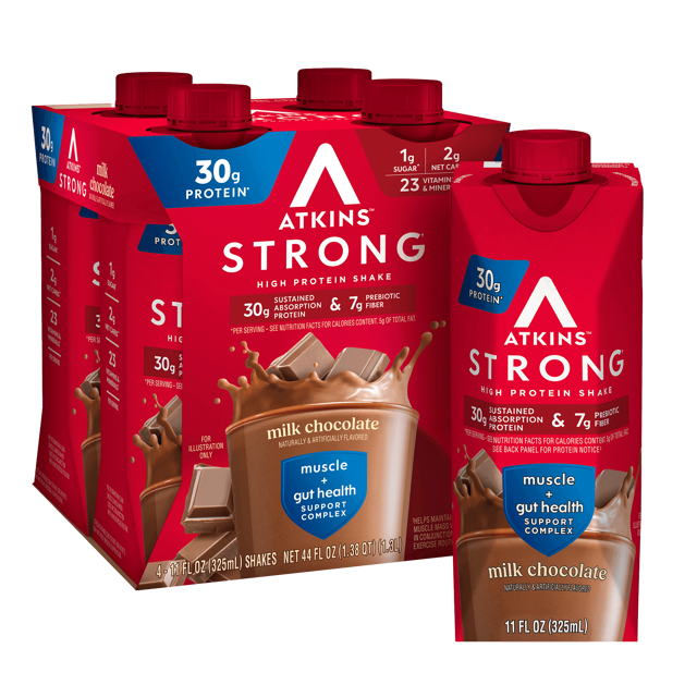 Atkins Strong Milk Chocolate 30g Protein Shake