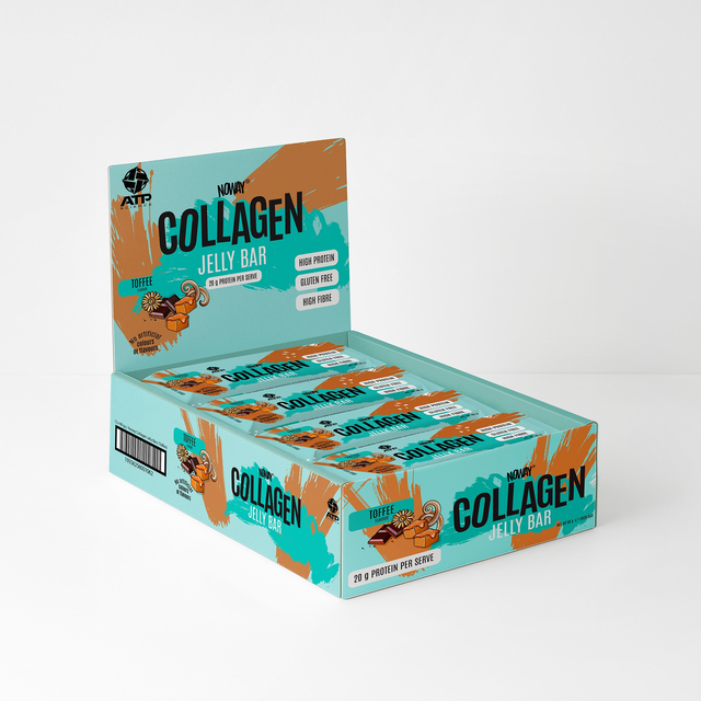 NOWAY Collagen Jelly Bar Box of 12 - Toffee