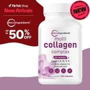 Micro Ingredients Multi Collagen Complex for Women, 240 Capsules