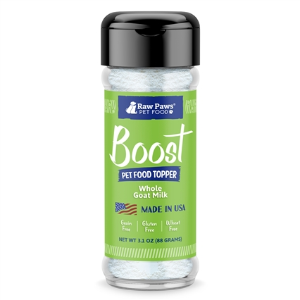 Boost Whole Goat Milk Powder Pet Food Topper, 3.1 oz | RawPawsPetFood.com