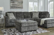 Lonoke 2-Piece RAF Sectional with Chaise In Gunmetal