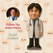 Custom 3D Action Figure From Your Photo Personalized Toy Figure Custom Action Figure Gifts For Doctors and Nurses