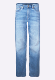 Relaxed Straight Driven Men's Jeans, Vintage Blue - BM26083