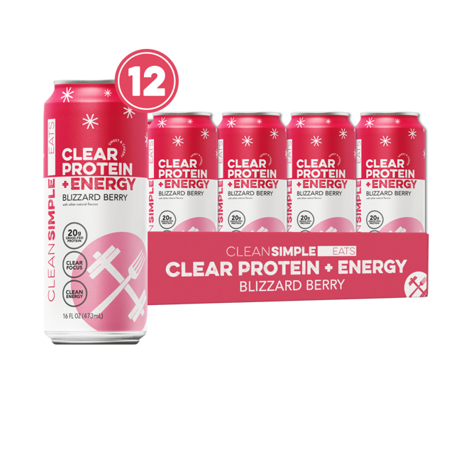 Clear Protein + Energy: Blizzard Berry (12 Serving)