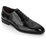 Liddell Black Calf Wingtip