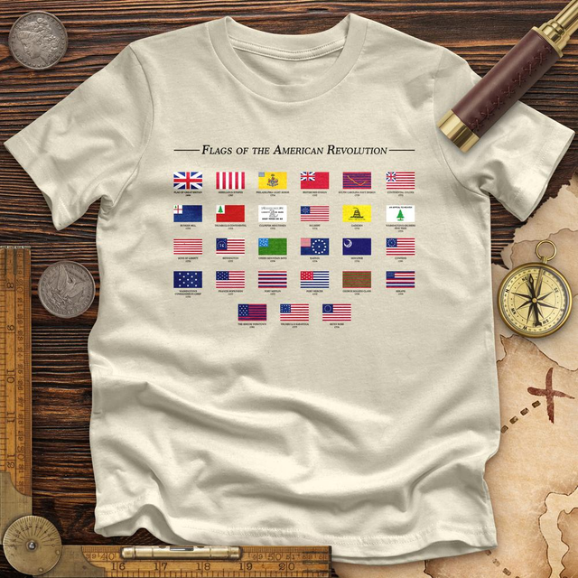 Flags Of The Revolution Premium Quality Tee