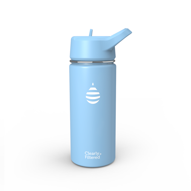 16oz Kids Insulated Stainless Steel Filtered Water Bottle