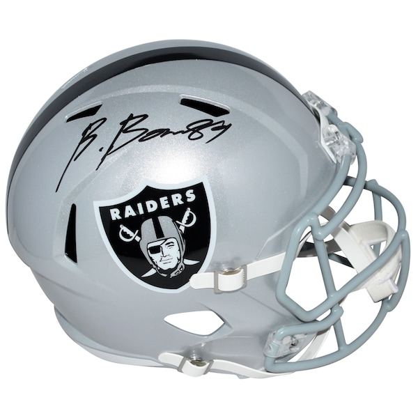Brock Bowers Autographed Las Vegas Raiders Full Size Speed Helmet Beckett