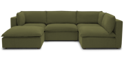 Haine Modular U-Sofa Bumper Sectional