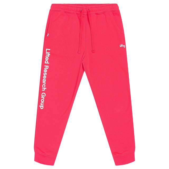 LIFTED SCRIPT JOGGER - Red Cherry