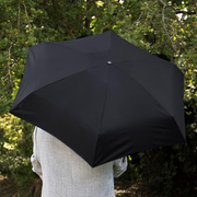 totes X-TRA STRONG Mini ECO-BRELLA® Plain Black Umbrella