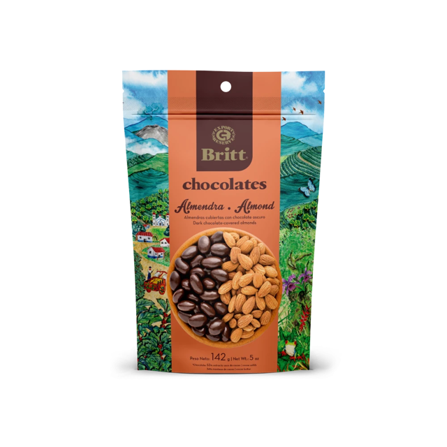 DARK CHOCOLATE COVERED ALMONDS