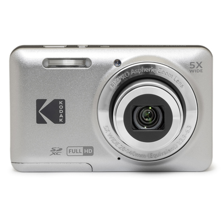 Kodak PIXPRO FZ55 Friendly Zoom Digital Camera, Silver