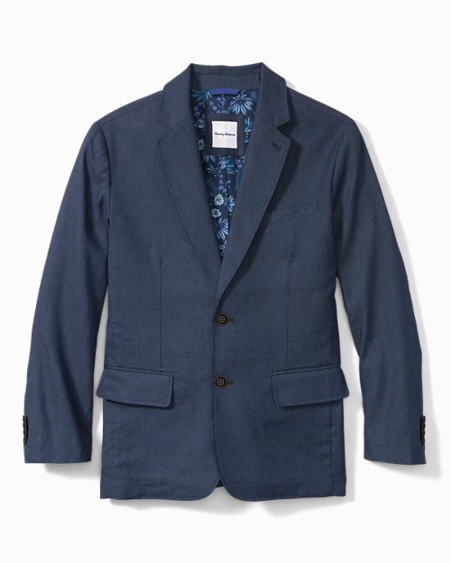 Latigo Beach Linen-Blend Blazer