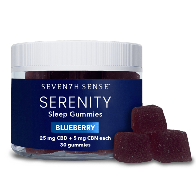 750mg Serenity CBD Sleep Gummies - Blueberry