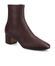 The Starling 50 Bootie - Burgundy Stretch Leather