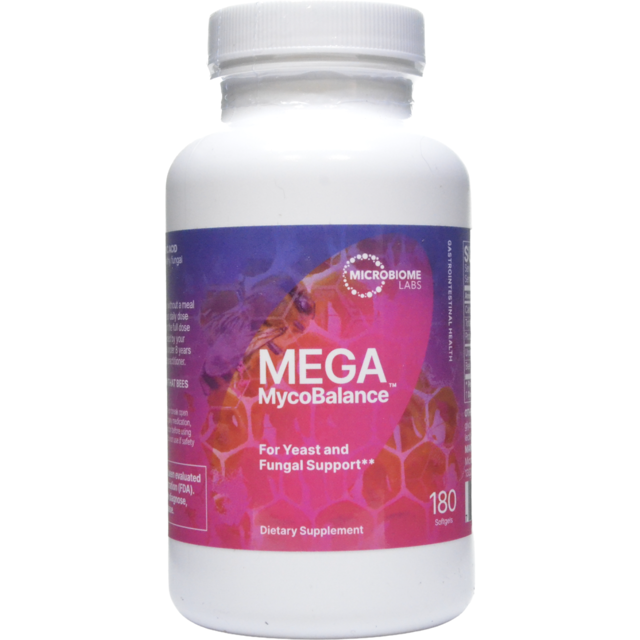 Mega MycoBalance 180 softgels by Microbiome Labs