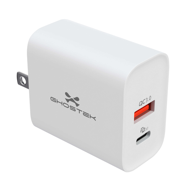 30W USB-C Dual Port Wall Charger — NRGlink
