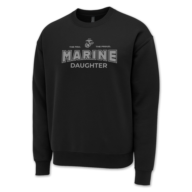 Marines Daughter Crewneck (Black)
